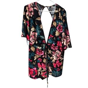 SHEIN CURVE Floral Romper 4XL
